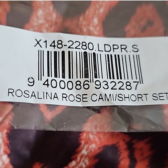 NWT Frederick’s of Hollywood Rosalina Rose Animal Print Cami & Boy Short - Picture 8 of 8